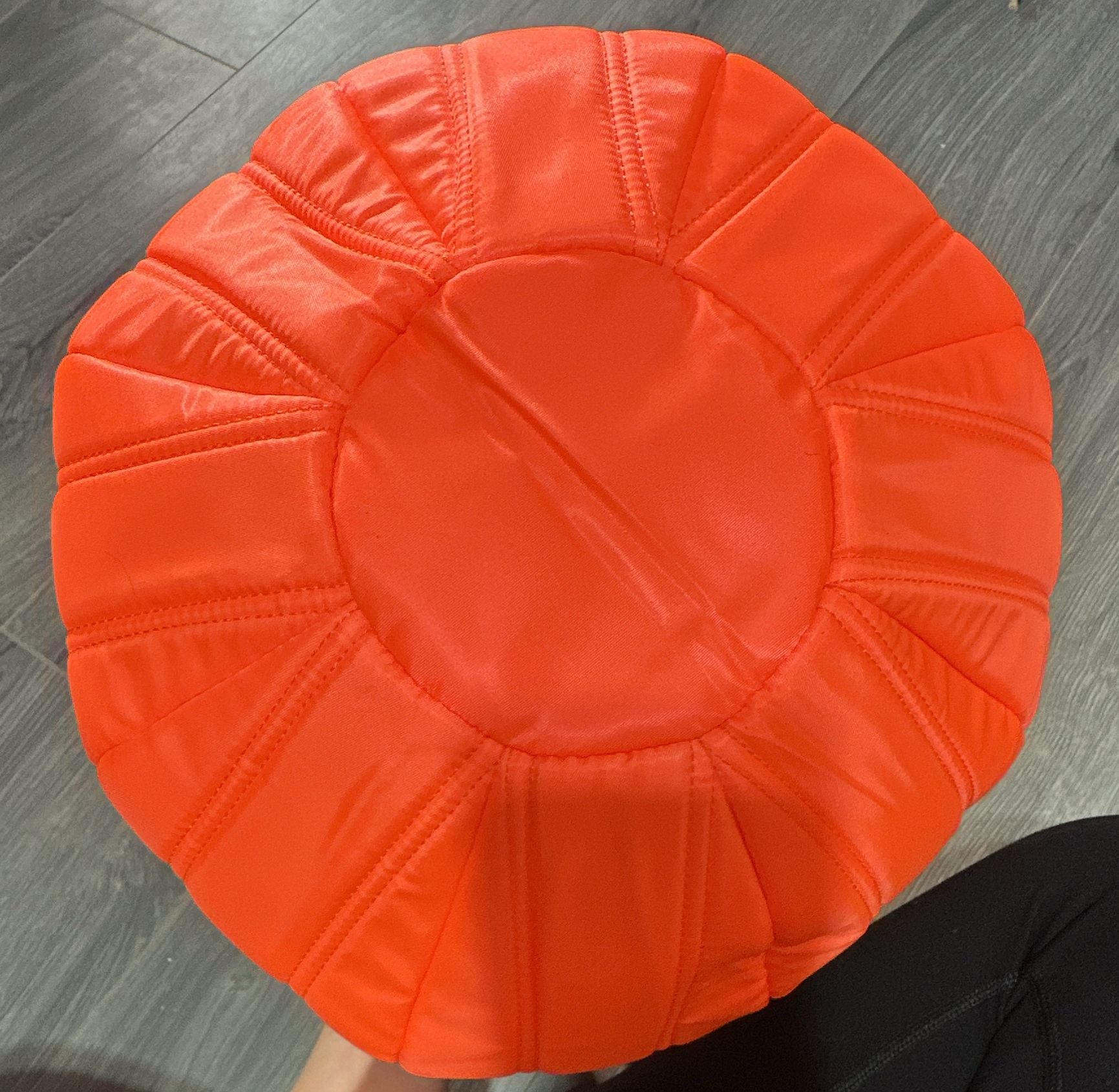Lug Pumpkin Tote Coral Orange Quilted Bag 7