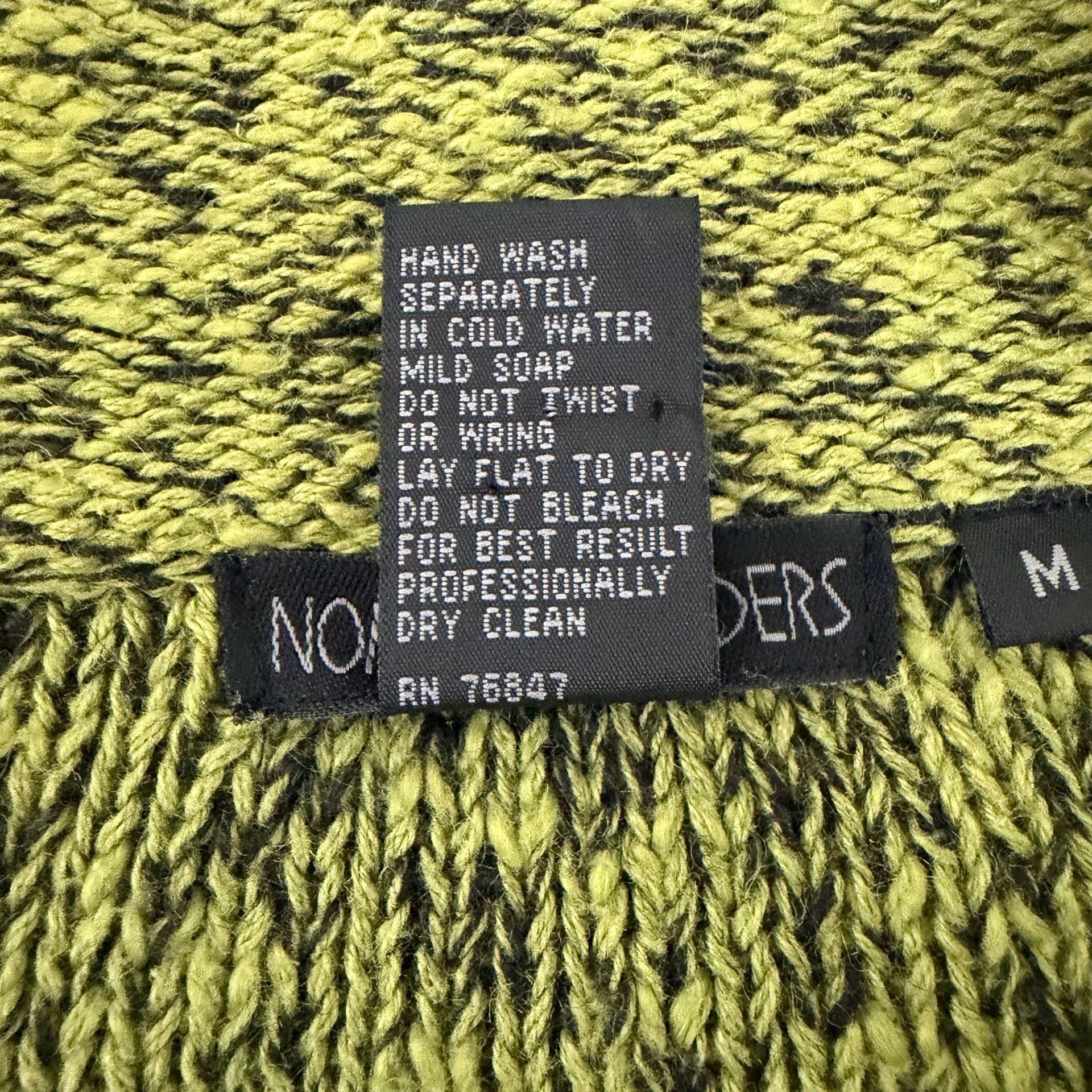 Nomadic Traders Cardigan Sweater Size M Green Ramie Cotton 7