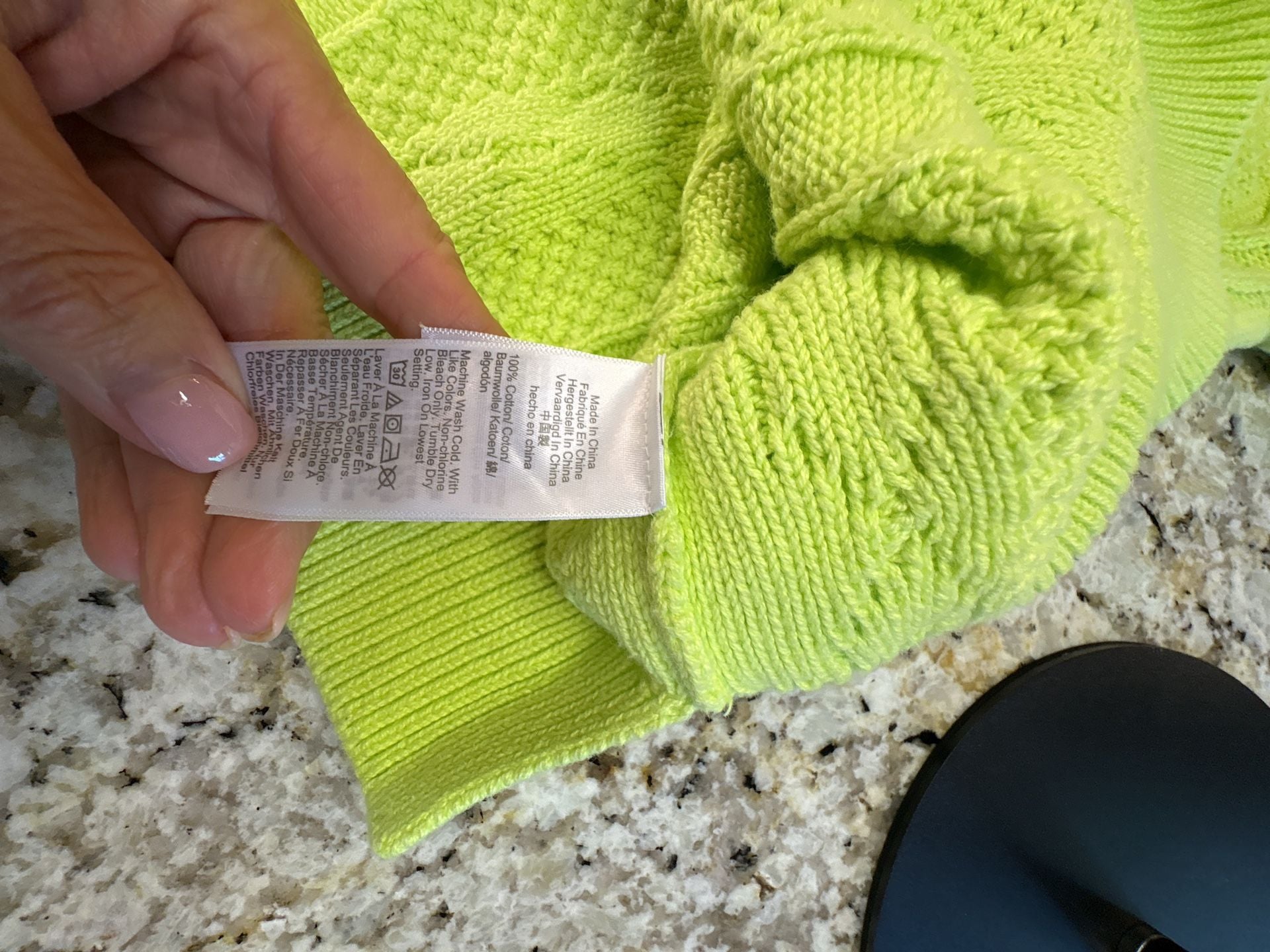 J. Crew Cable Knit Sweater XL Neon Yellow Cotton Crewneck Pullover 6