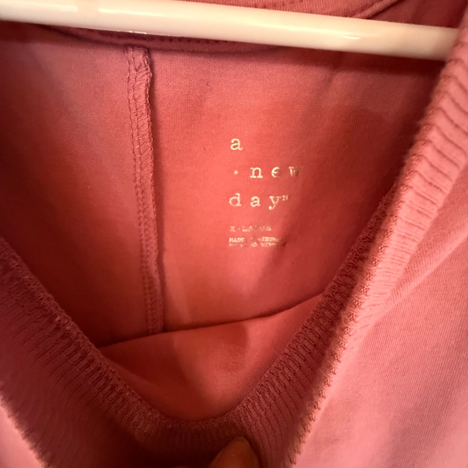 A New Day Tank Dress Size XL Pink Sleeveless Crew Neck 3