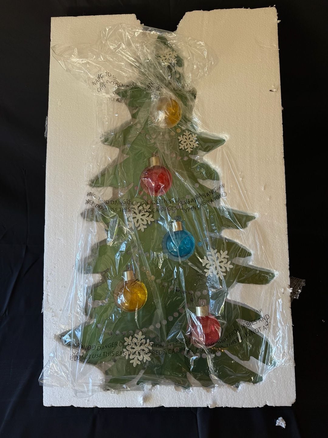 Kringle Express 30inch illuminated Metal tree silhouette 1