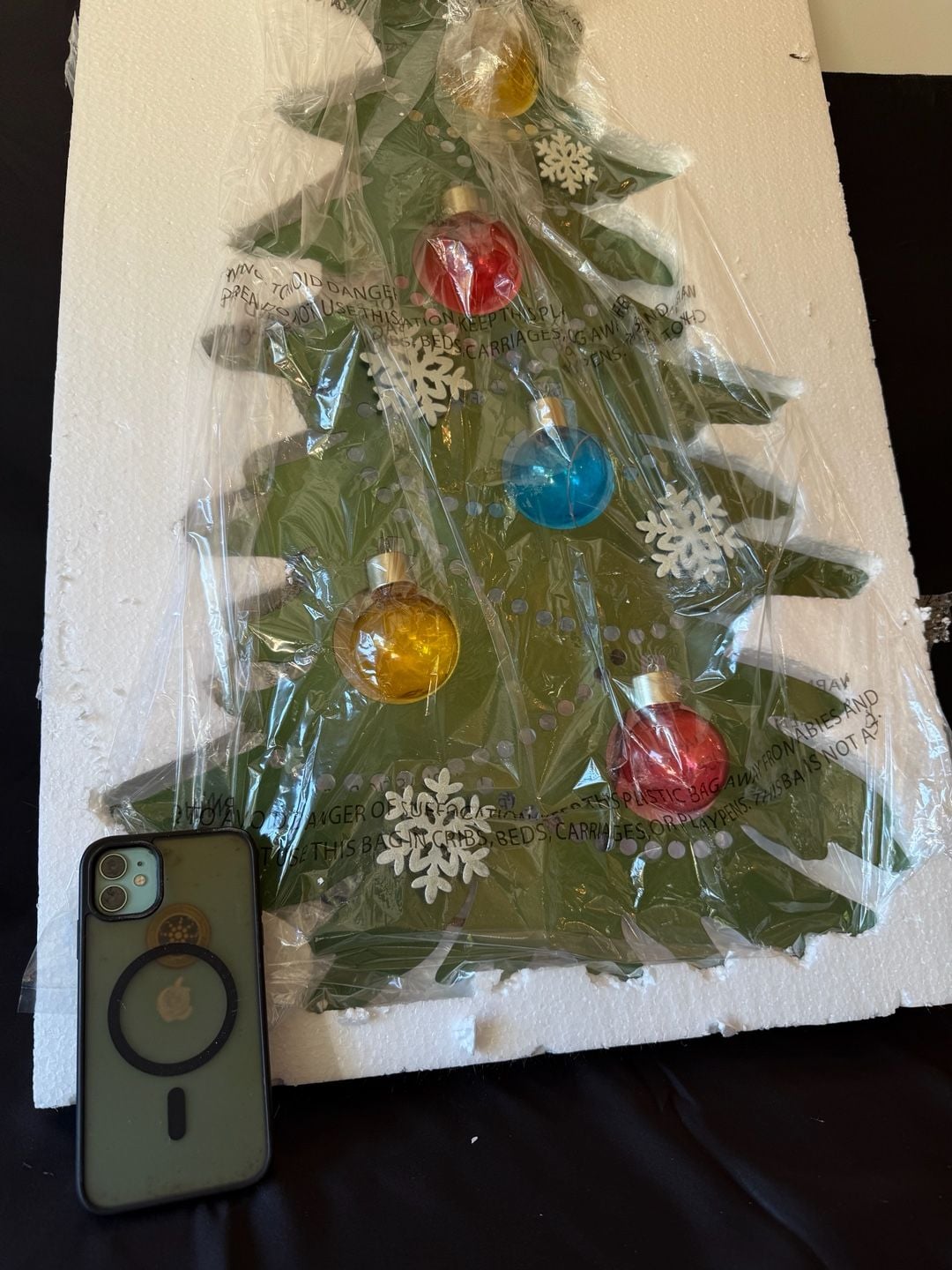 Kringle Express 30inch illuminated Metal tree silhouette 2
