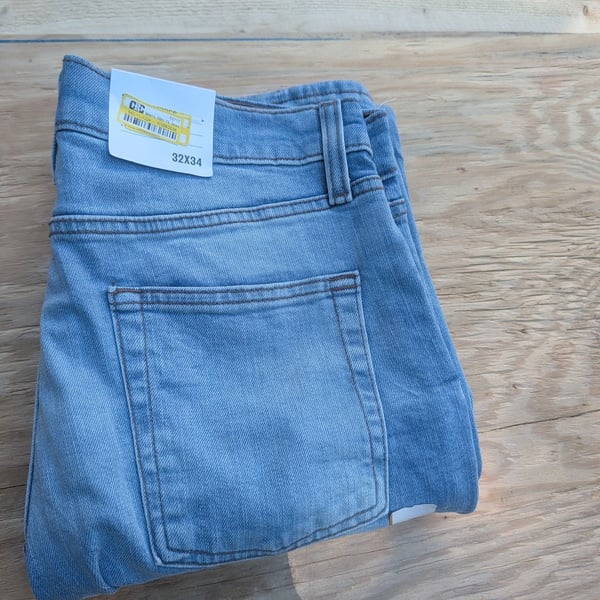 Cato Men's Slim Fit Jeans 32x34 Blue Denim