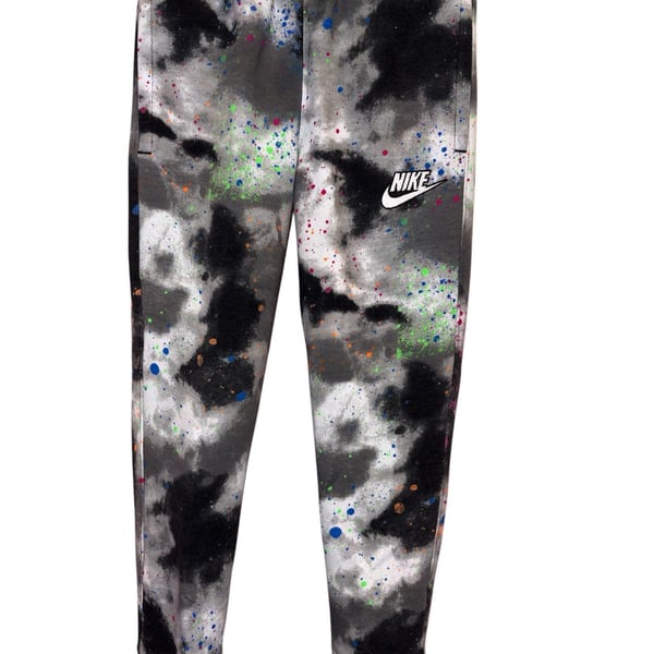 Nike Paint Splatter Jogger Pants Size 6 Black