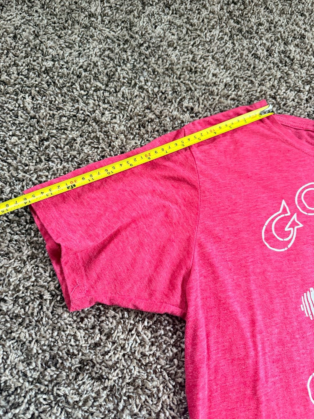 Gold's Gym T-Shirt Size L Pink Bodybuilding Logo Graphic Tee 6