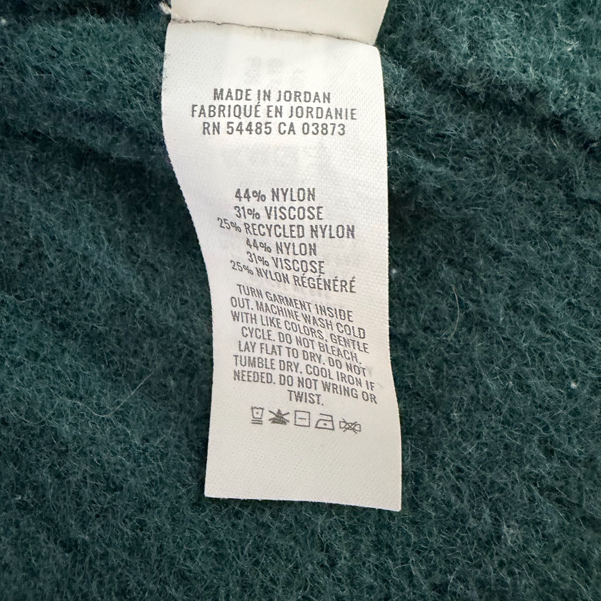 Aerie Ribbed Pullover Sweater Size XS/TP Green Fuzzy 8