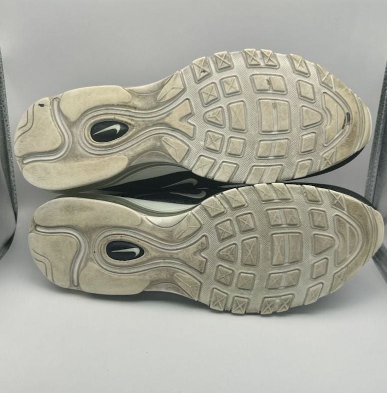 Nike Air Max 97 Black and White Size 12 Men's 7