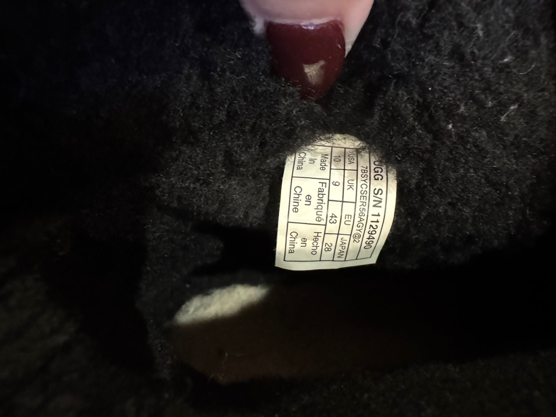 UGG Classic Mini II Ugg Logo Black Suede Boots 10