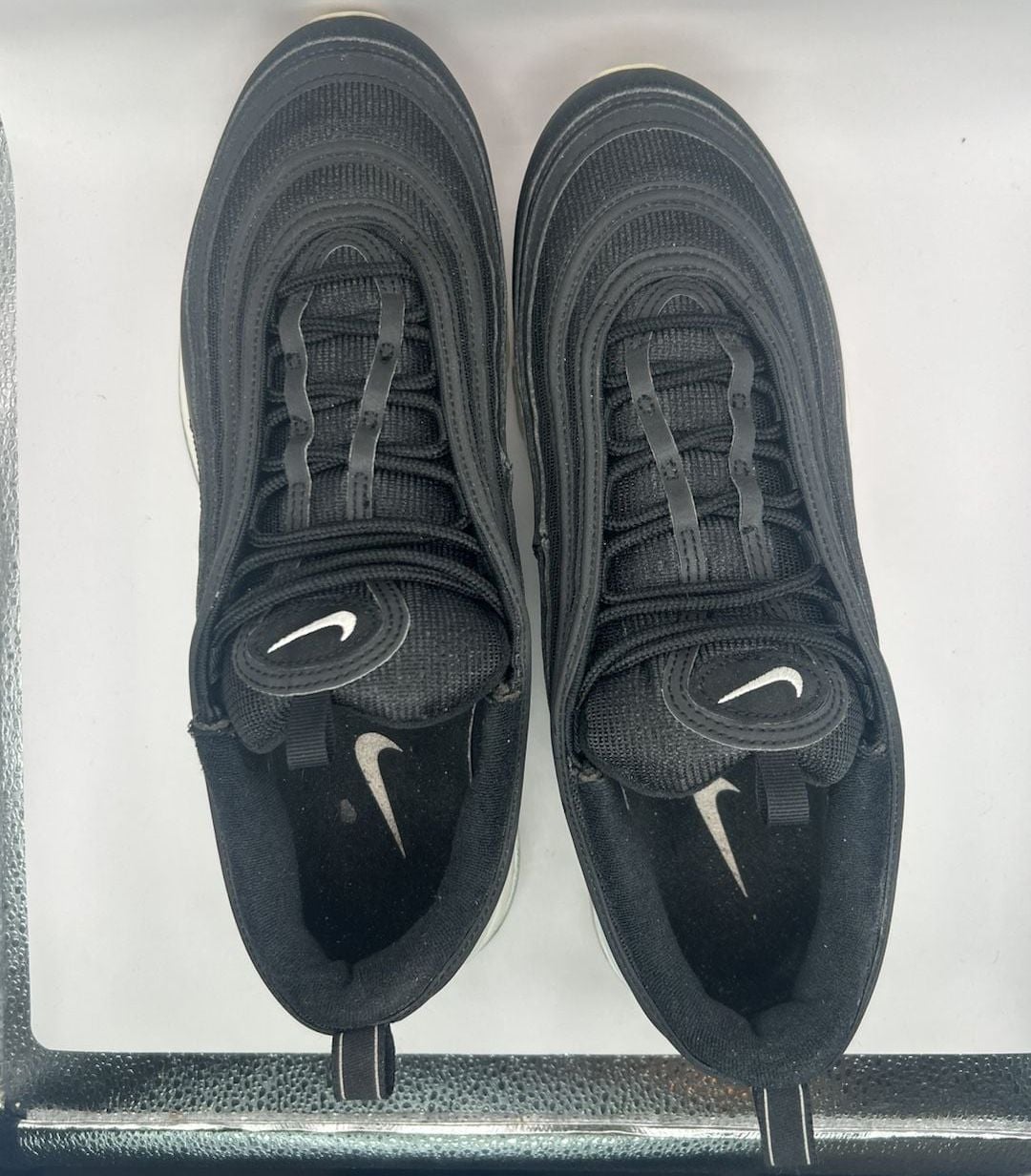 Nike Air Max 97 Black and White Size 12 Men's 9