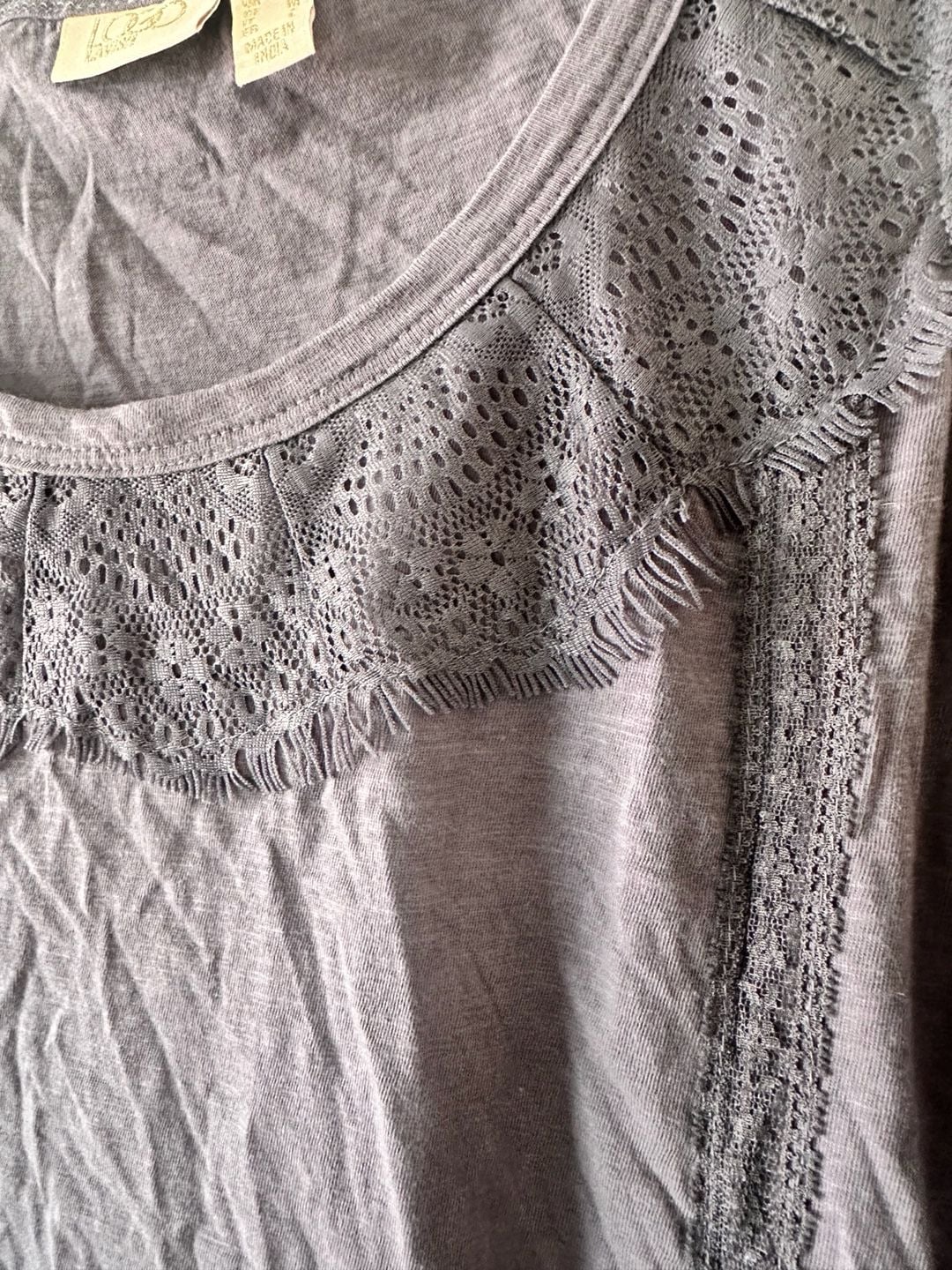 Logo lavish Womens Tank Top Gray L - 5