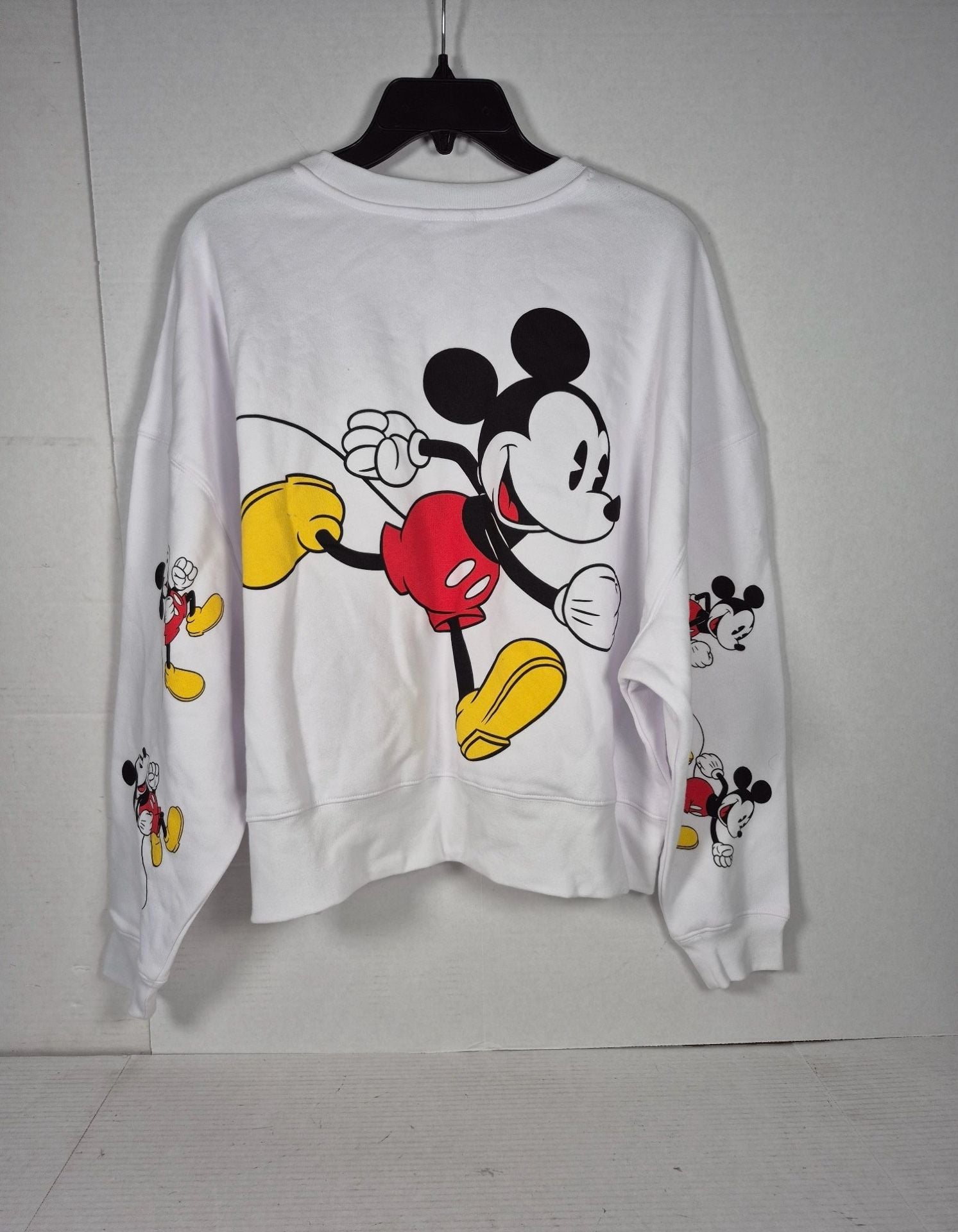 Disney Mickey Mouse & Co All Over Graphic Sweatshirt XS 2