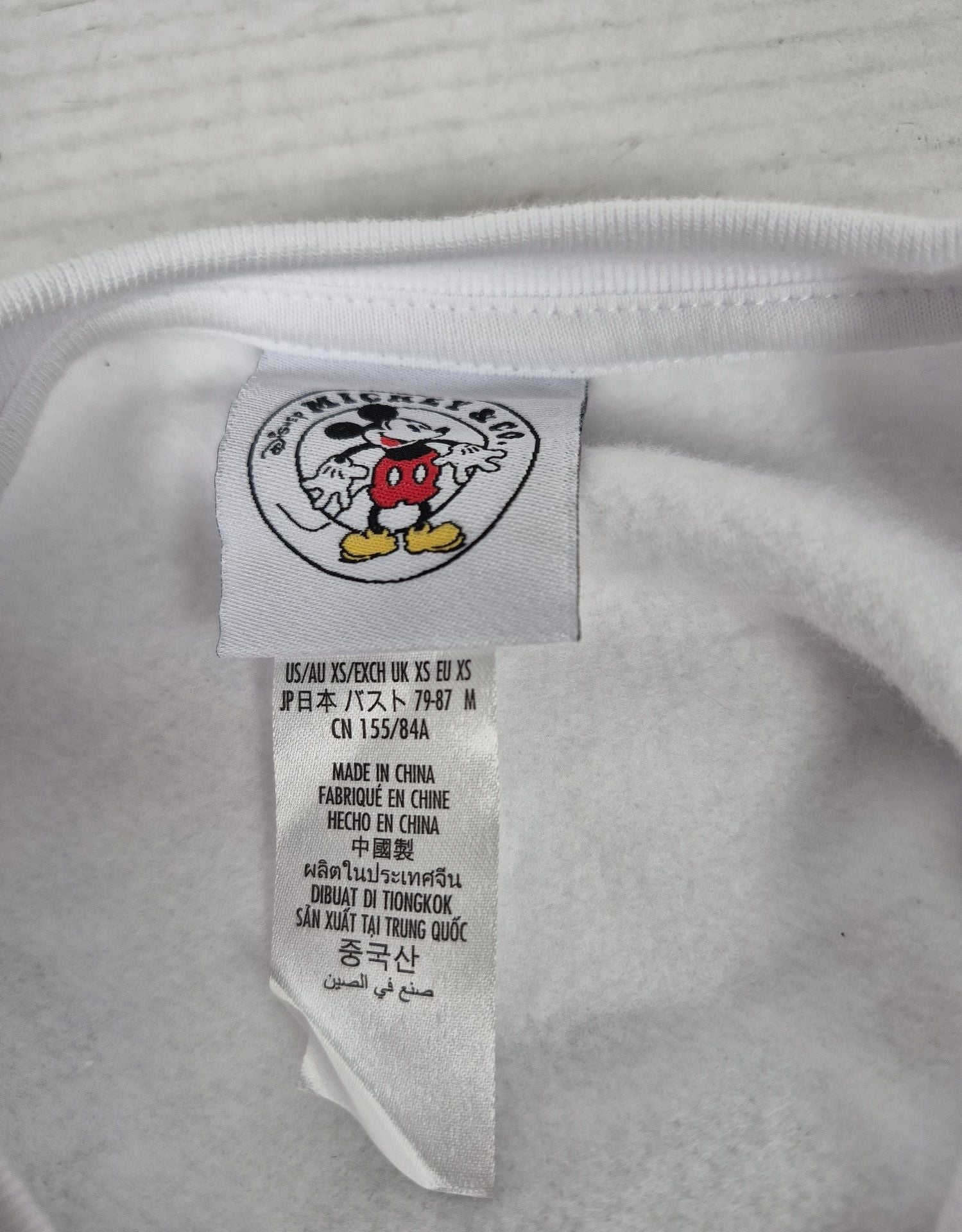 Disney Mickey Mouse & Co All Over Graphic Sweatshirt XS 3
