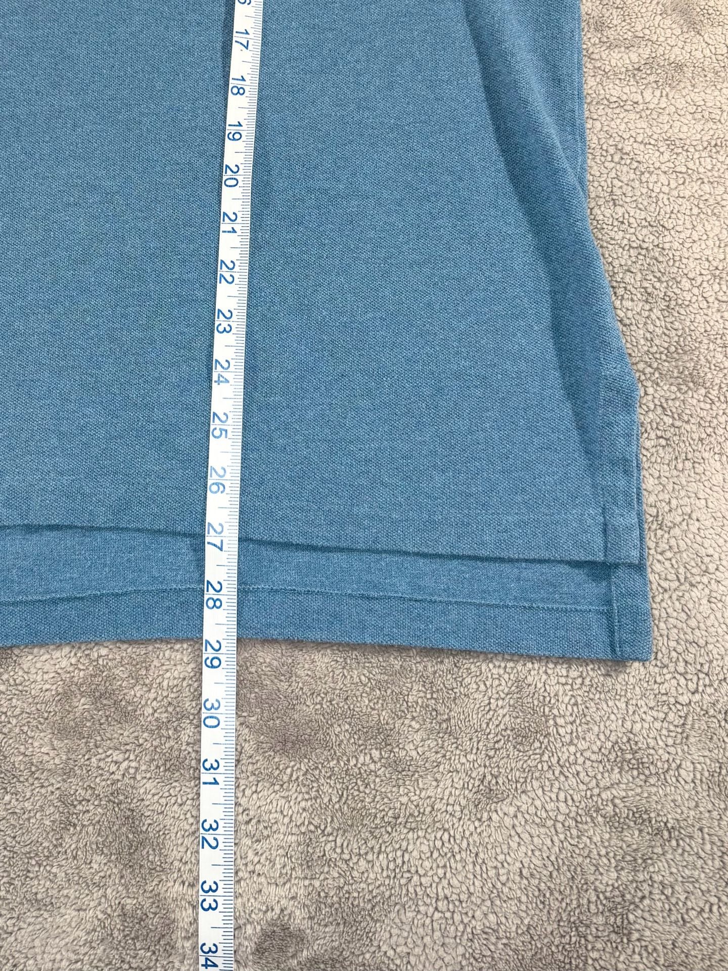 Polo Ralph Lauren Long Sleeve Polo Shirt Size XL Blue Cotton 8