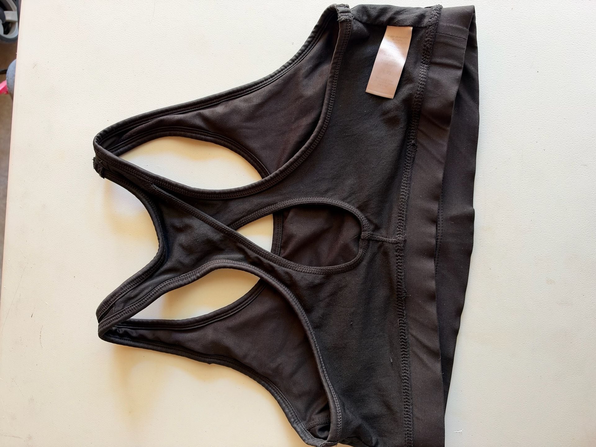 ryka Sports Bra Size XL Black Seamless Racerback 8