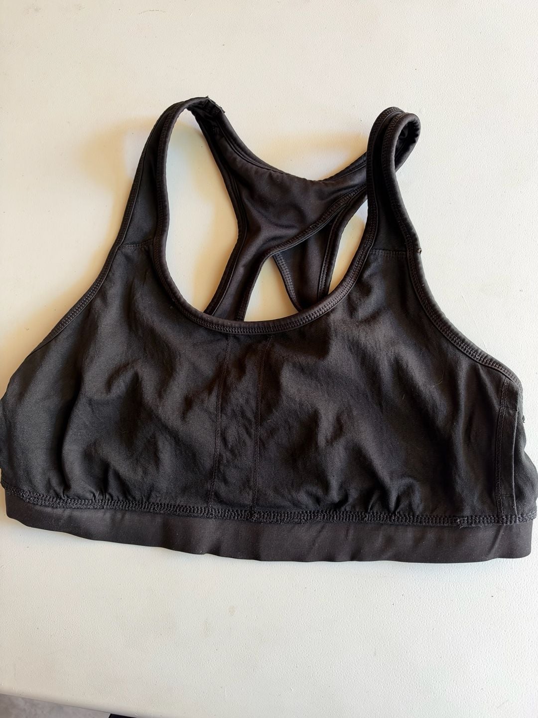 ryka Sports Bra Size XL Black Seamless Racerback 10