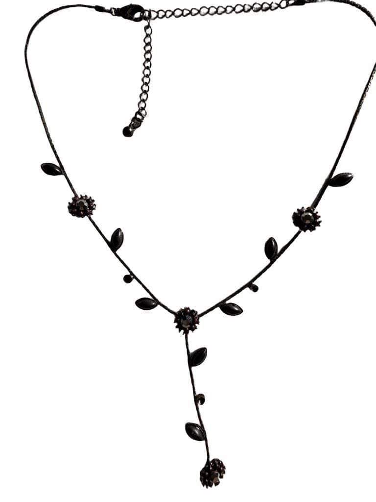 Lia Sophia Carol Hematite Tone Necklace 2