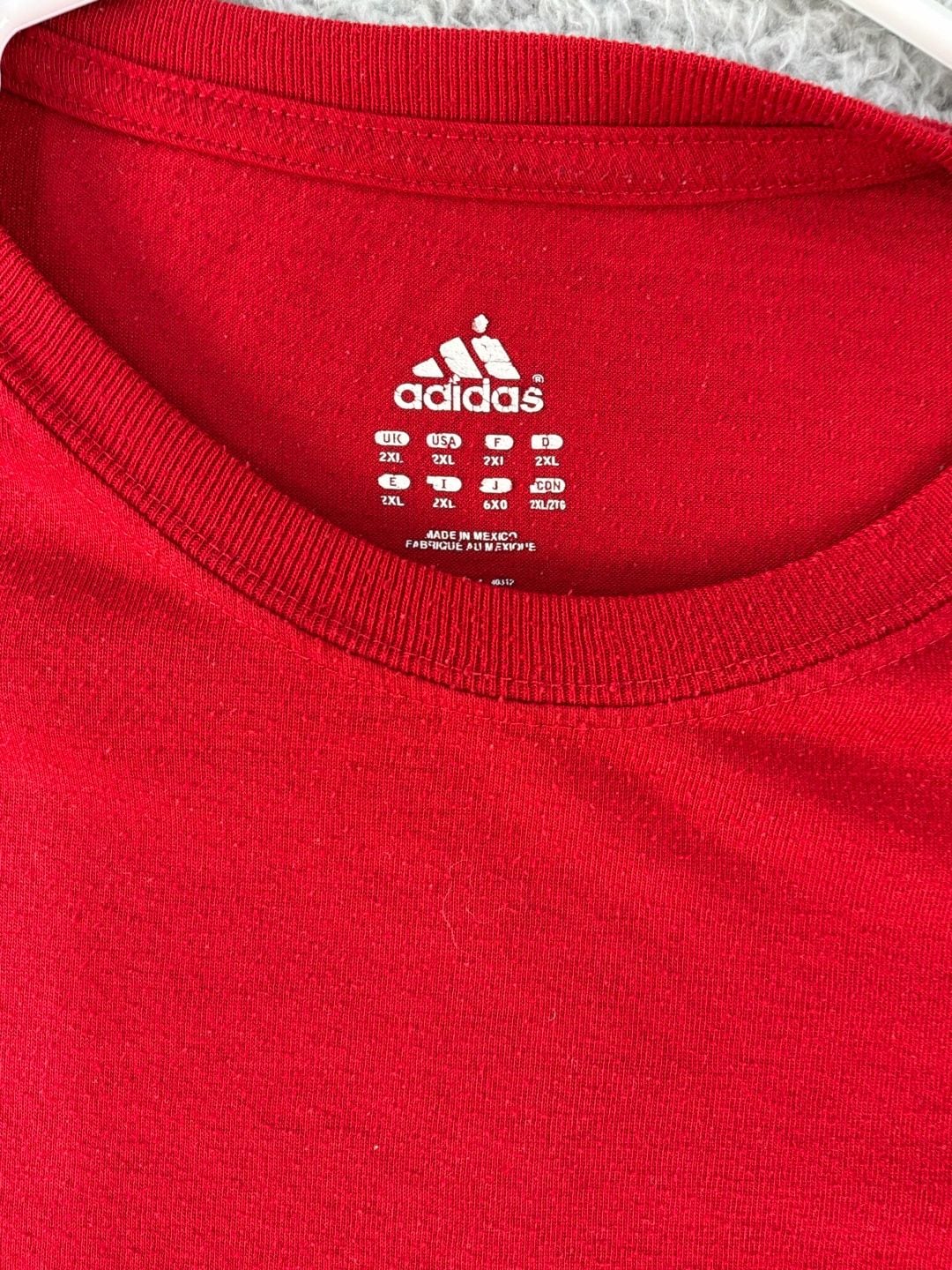 Bundle/Lot of (6) mens Adidas Athletic shirts. Size 2XL 5