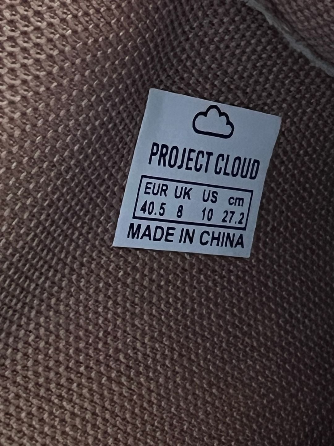 Project Cloud Bossy Size 10 Tan Platform Sneakers 9
