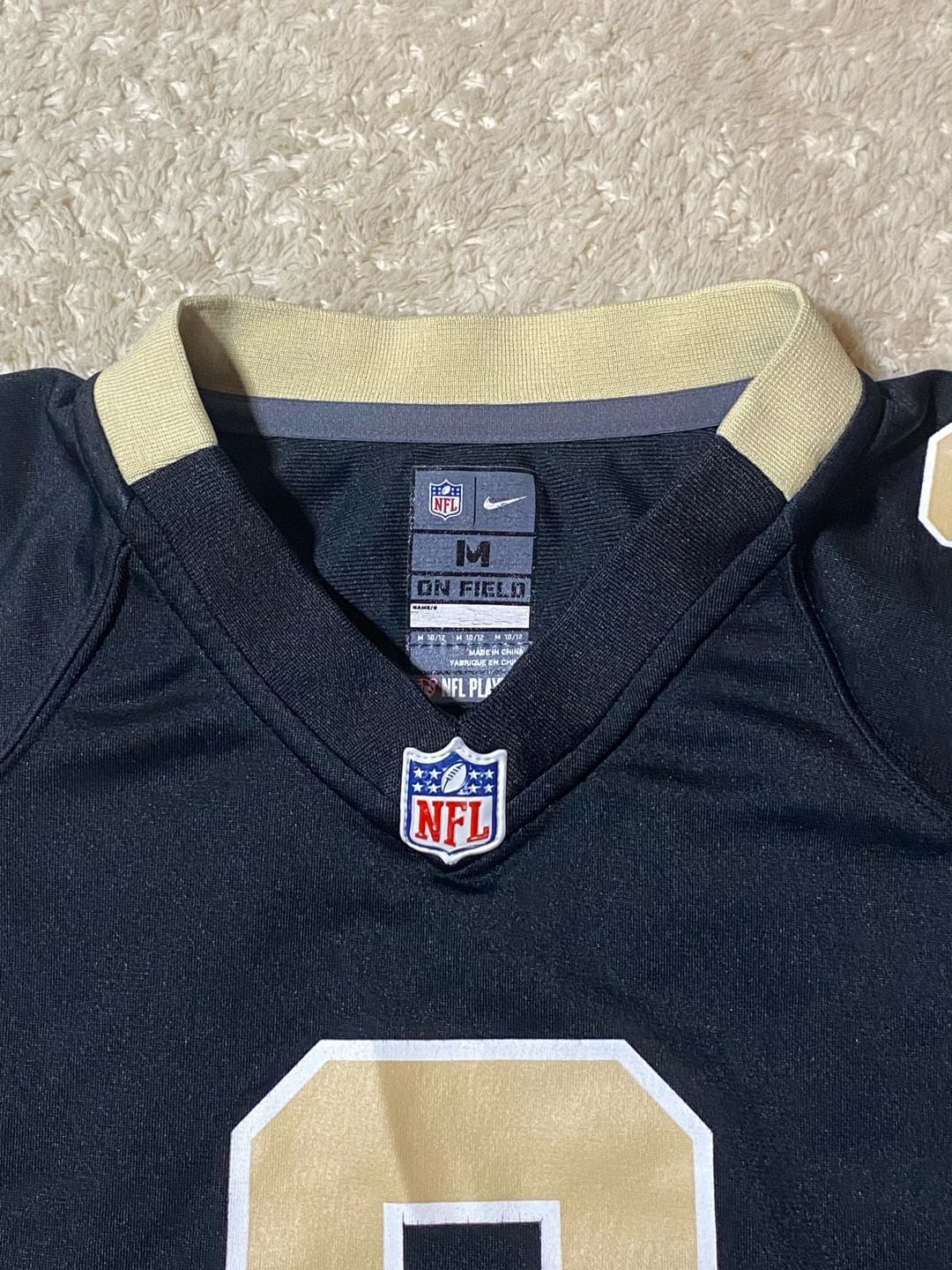 New Orleans Saints Drew Brees #9 Nike On Field Youth Medium 10/12 NFL Jersey 4