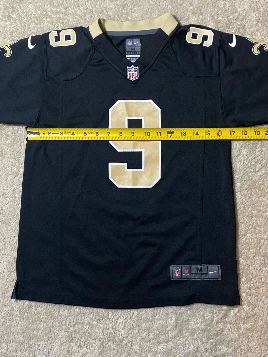 New Orleans Saints Drew Brees #9 Nike On Field Youth Medium 10/12 NFL Jersey 5