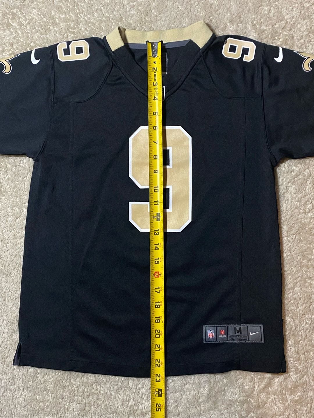 New Orleans Saints Drew Brees #9 Nike On Field Youth Medium 10/12 NFL Jersey 6