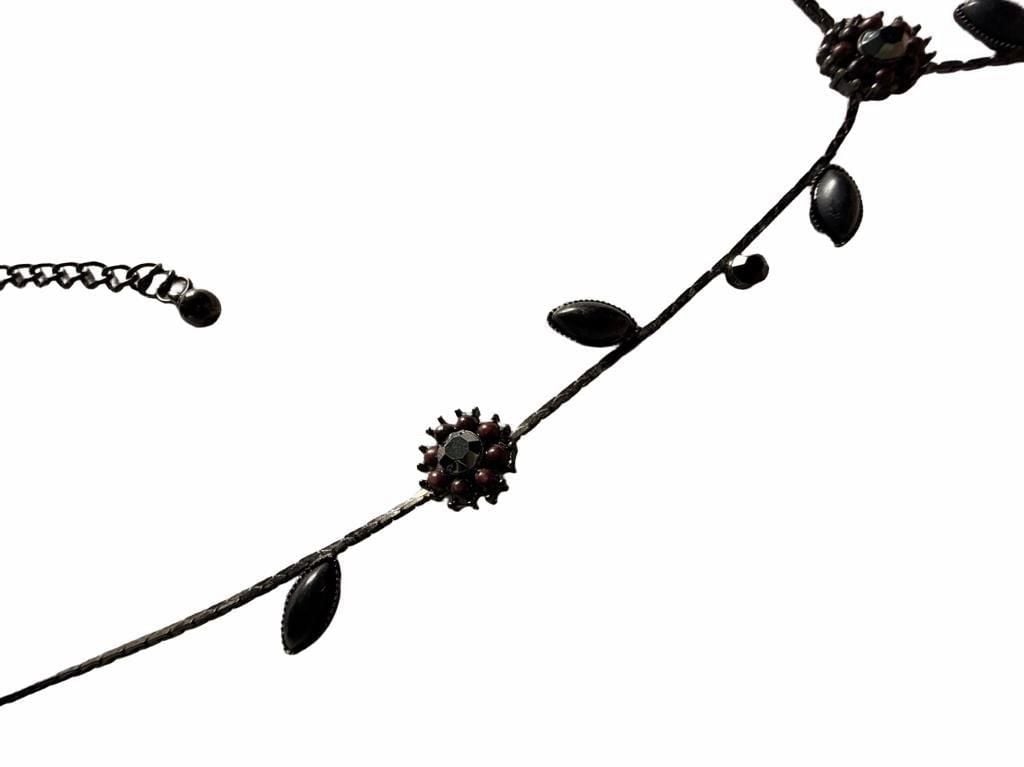 Lia Sophia Carol Hematite Tone Necklace 5