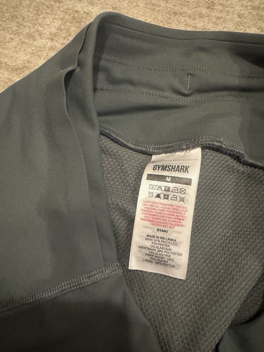 Gymshark Athletic Training Running Shorts Dark Gray 4