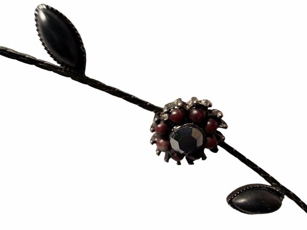 Lia Sophia Carol Hematite Tone Necklace 4