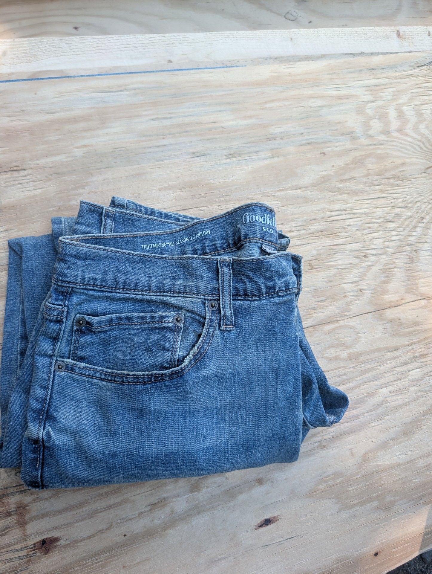 Goodfellow & Co Jeans 38x30 Blue Denim Straight Leg 1