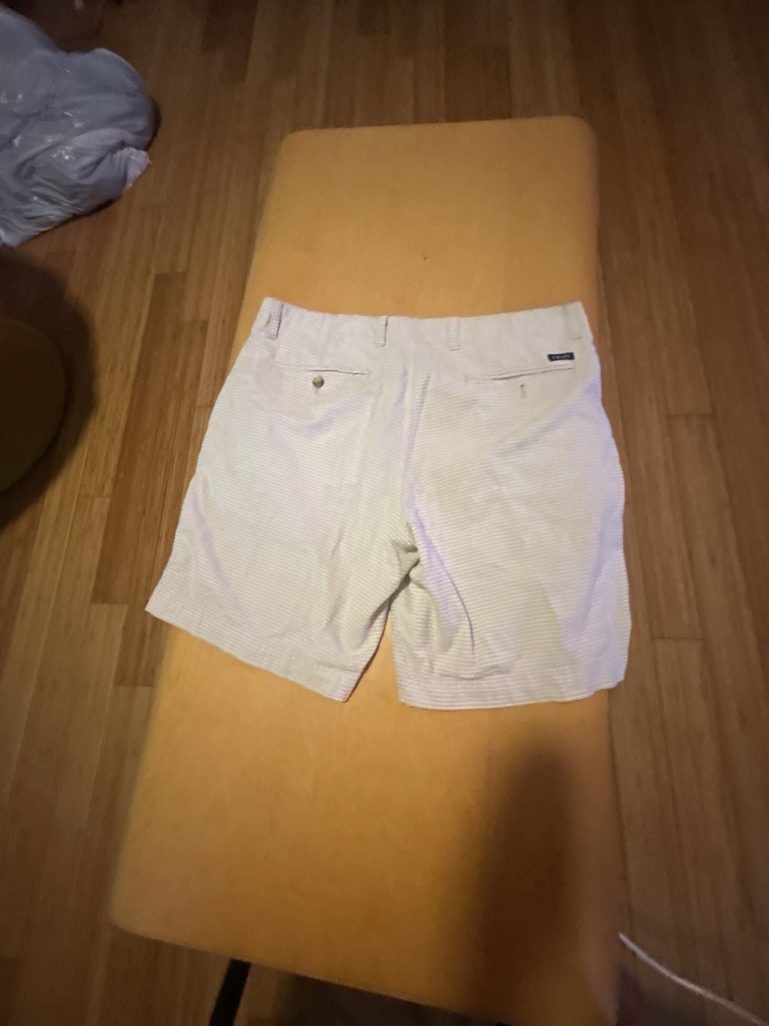 Chaps Shorts Size 36 Striped Casual Flat Front Cotton 4