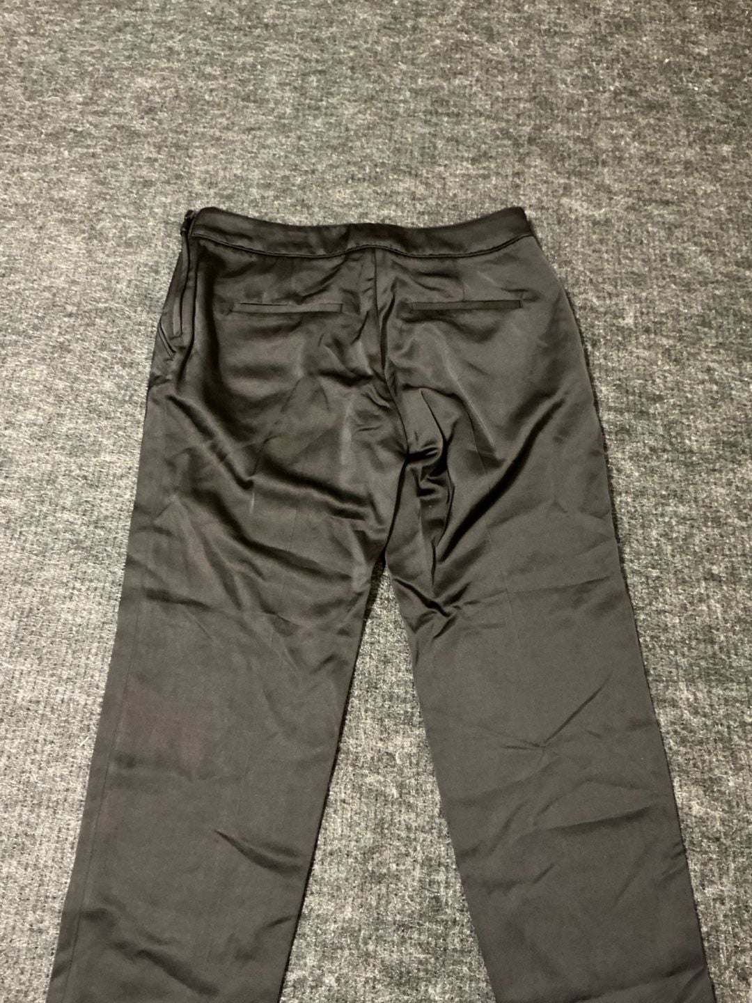 H&M Trousers Pants Womens Size 6 With Pockets Black 8