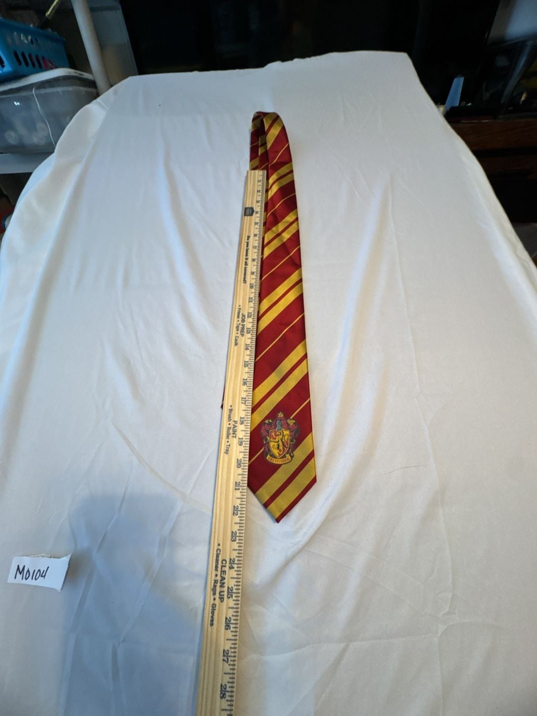 Harry Potter Gryffindor Neck Tie Striped Crest Red Gold 2