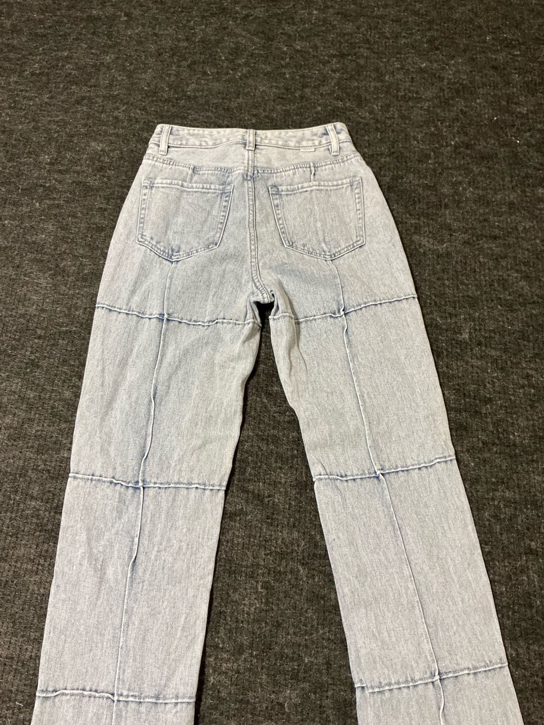PacSun Paneled Boyfriend Jeans Womens Size 26 Light Blue Denim 5 Pockets Design  11