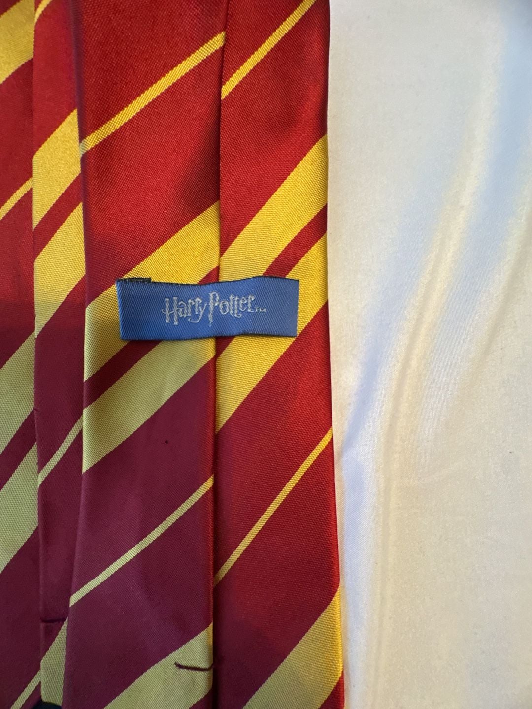 Harry Potter Gryffindor Neck Tie Striped Crest Red Gold 5