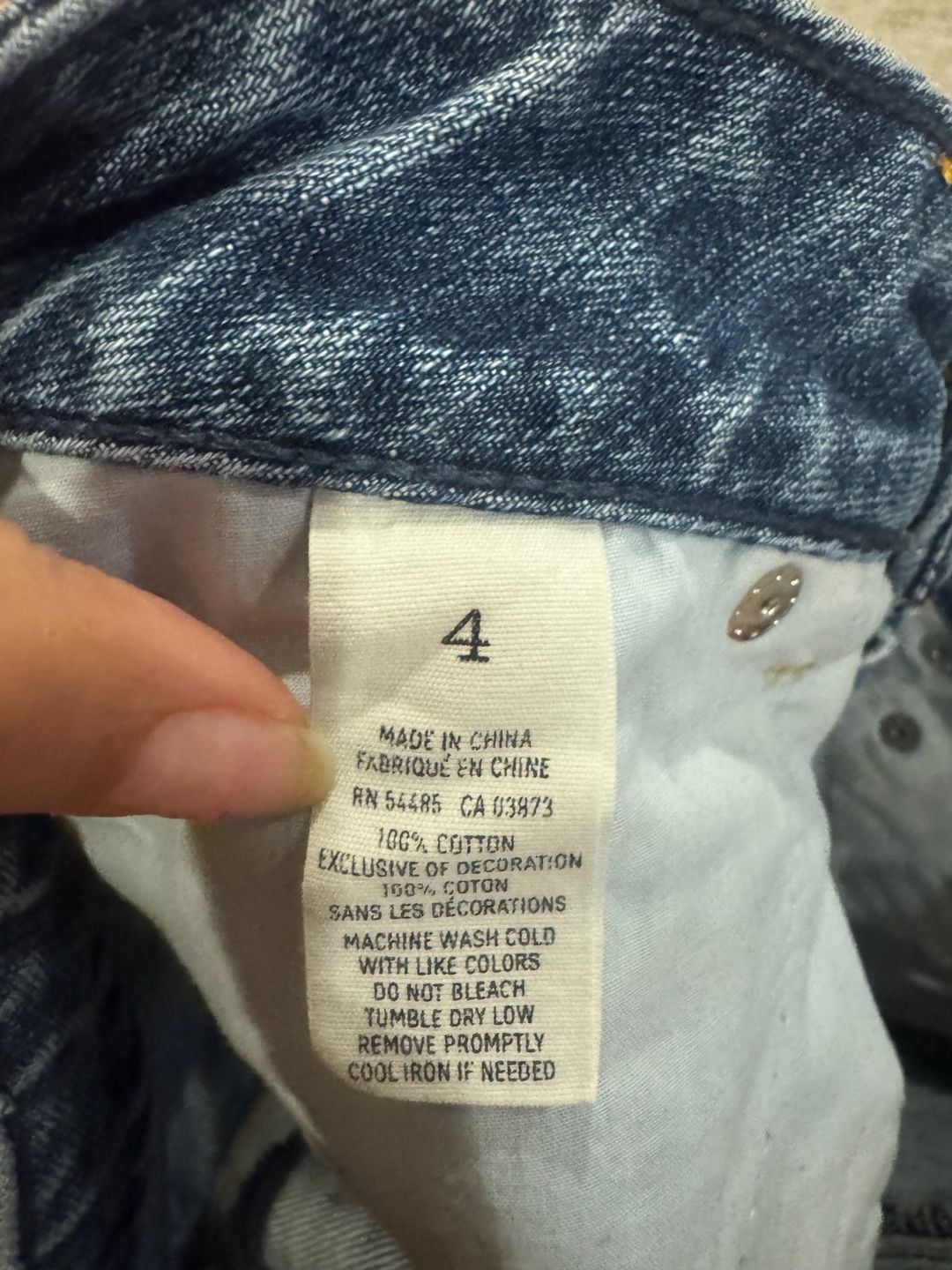 Mid-Rise American Eagle Booty Denim Cutoff Shorts Size 4 Distressed 5