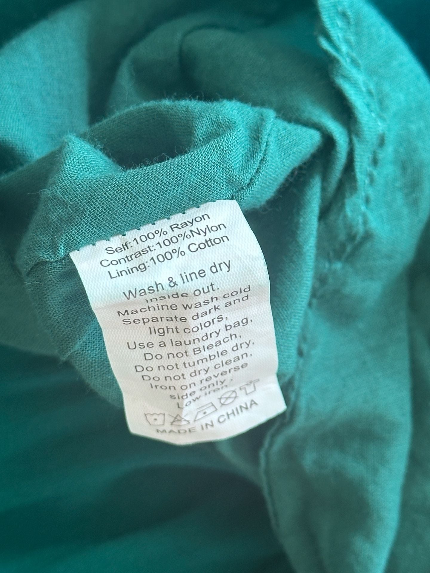 Joyfolie Girl Macy Dress Teal Green Long Lace Ruffle Hem 12