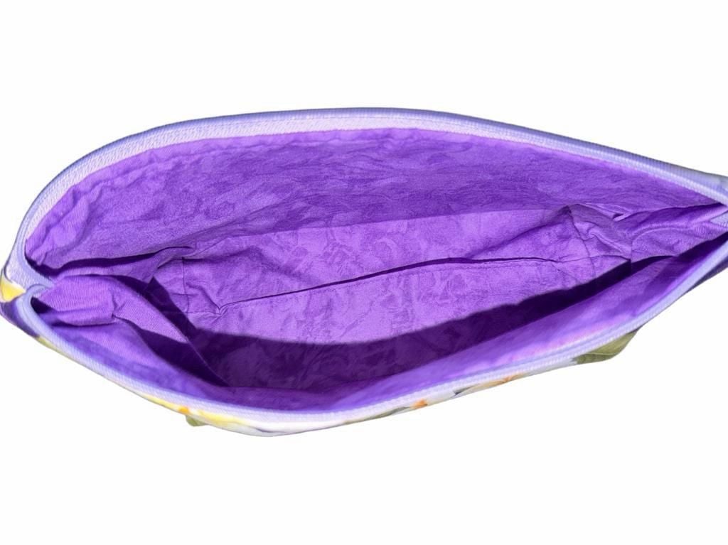 Plumeria Hawaiian Floral Print Zippered Travel Pouch 5