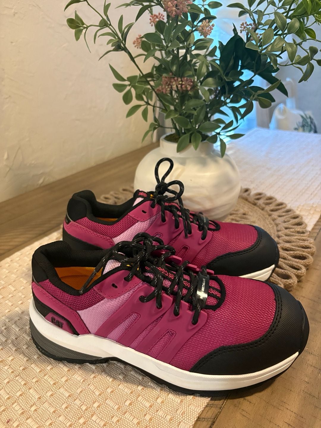 Caterpillar Streamline 2.0 Work Shoe Fuchsia Pink Composite Toe 4