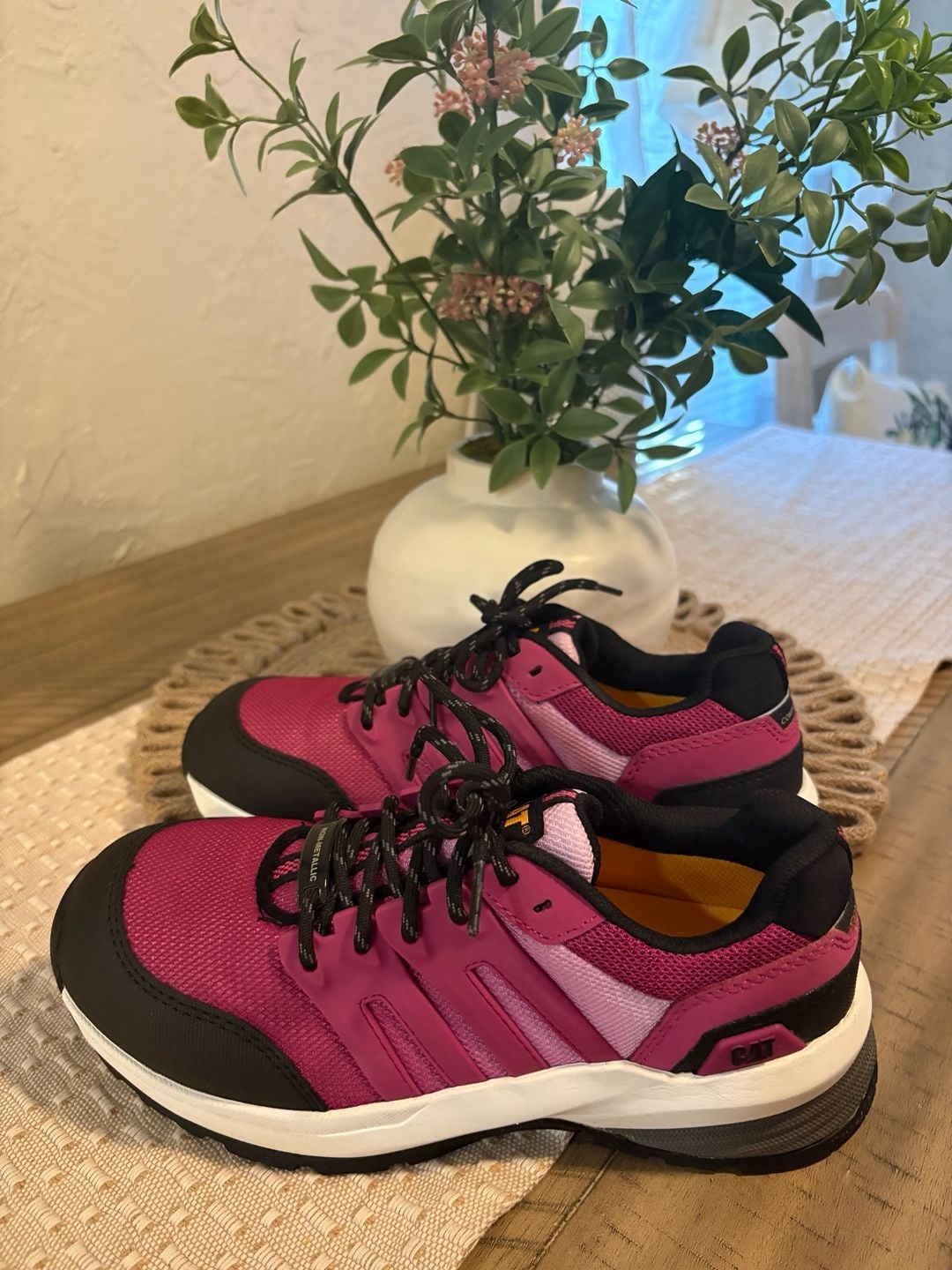 Caterpillar Streamline 2.0 Work Shoe Fuchsia Pink Composite Toe 5