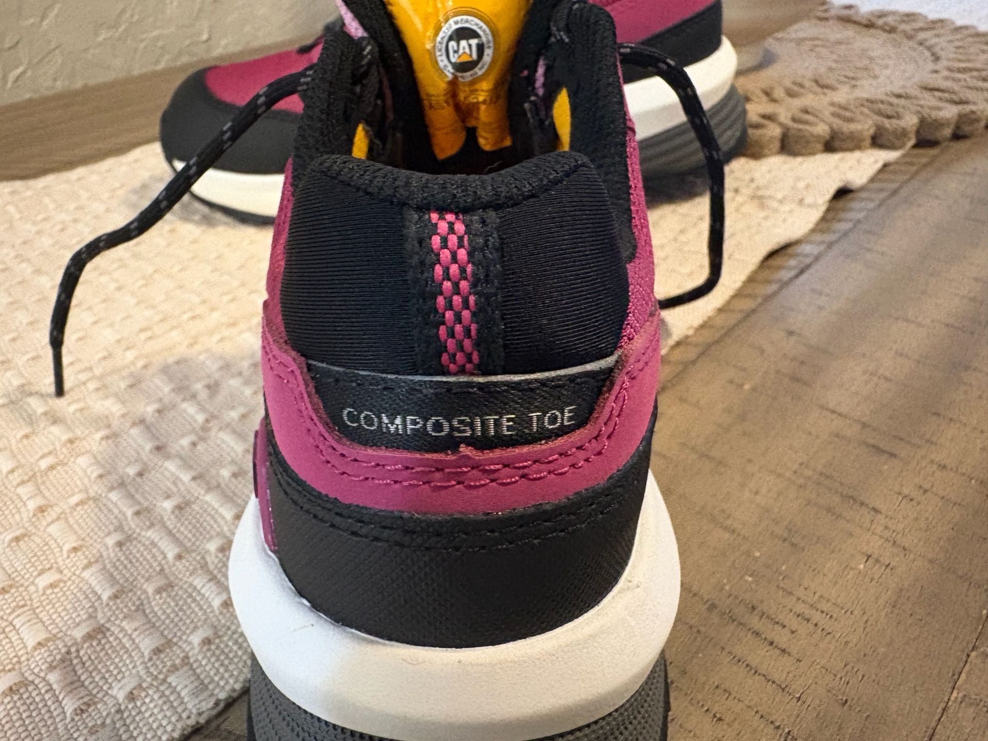 Caterpillar Streamline 2.0 Work Shoe Fuchsia Pink Composite Toe 9