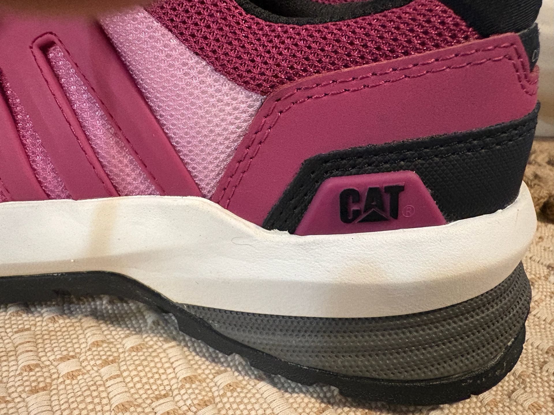 Caterpillar Streamline 2.0 Work Shoe Fuchsia Pink Composite Toe 13