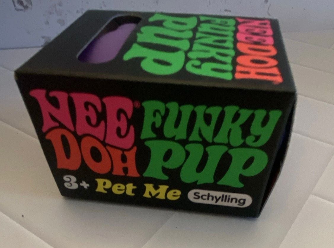 Schylling NeeDoh Funky Pup Fidget Toy Purple 2