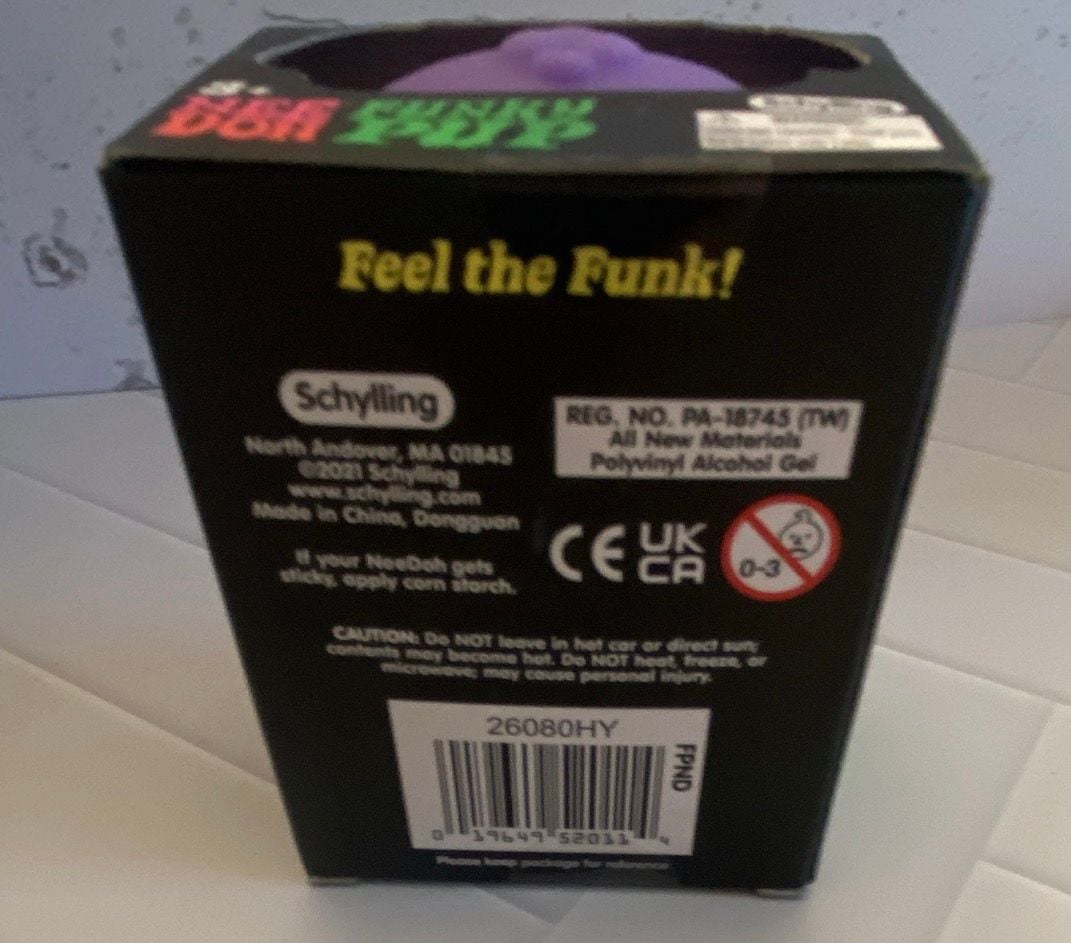 Schylling NeeDoh Funky Pup Fidget Toy Purple 3