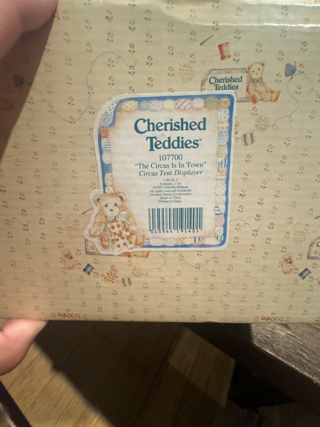 Cherished Teddies The Circus Is In Town Circus Tent Displayer #107700 2