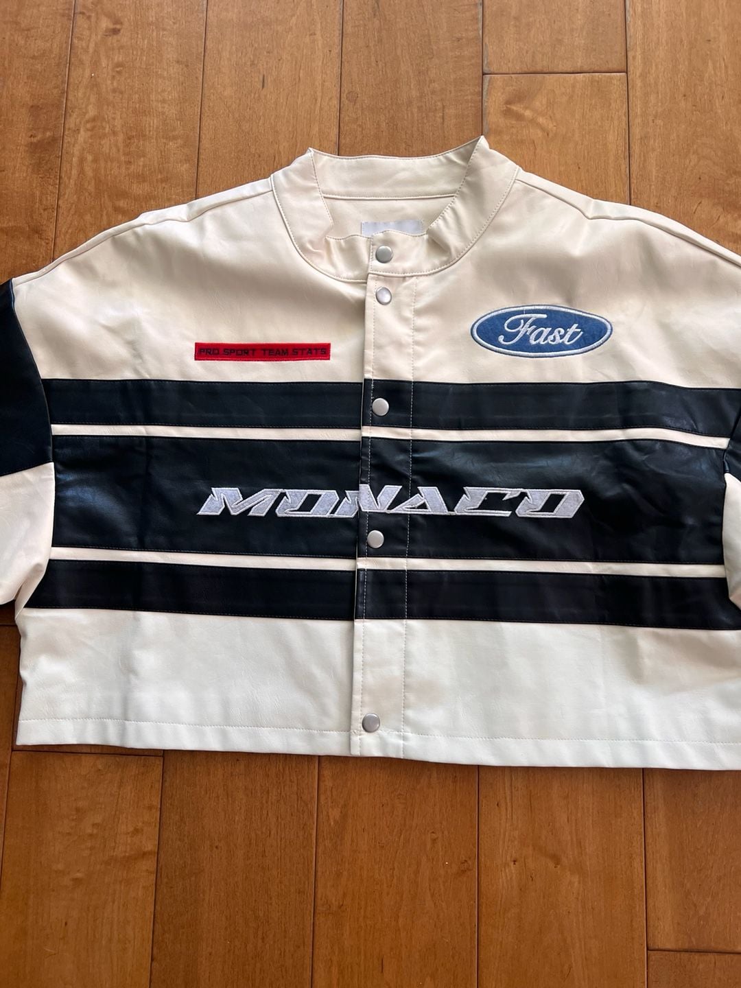 Y2K Fashion Nova Monaco Cropped Jacket Size XL 3