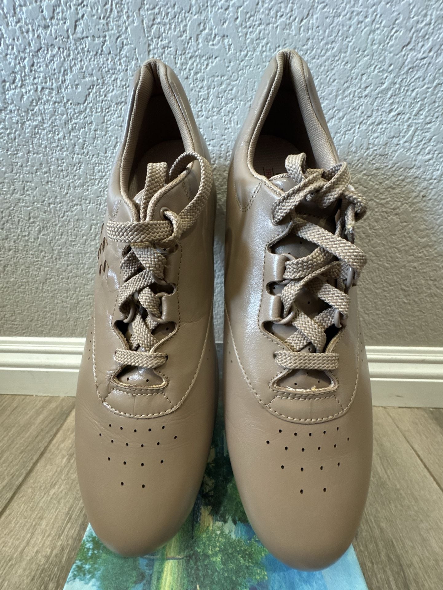 SAS Free Time Walking Shoe Size 11.5 S Mocha Leather 2