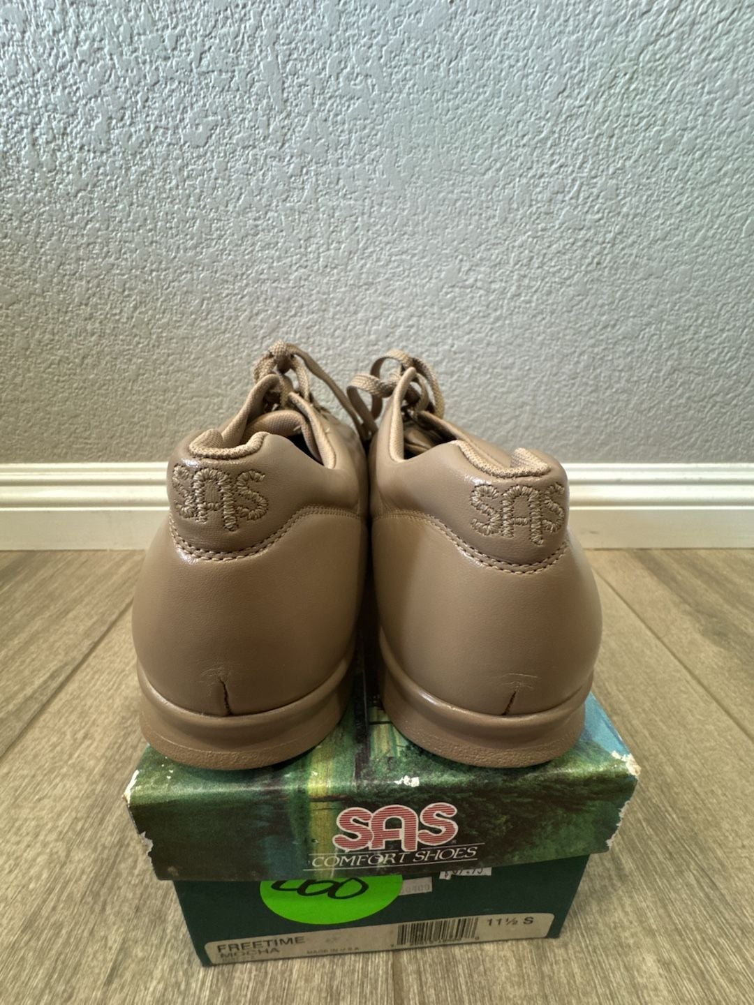 SAS Free Time Walking Shoe Size 11.5 S Mocha Leather 4