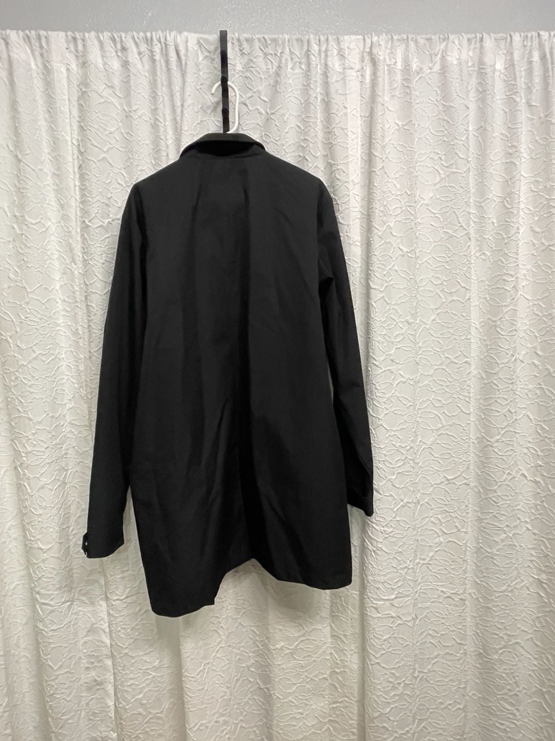 Marc Anthony Trench Coat Size XXL Black Rain Jacket Slim Fit 3