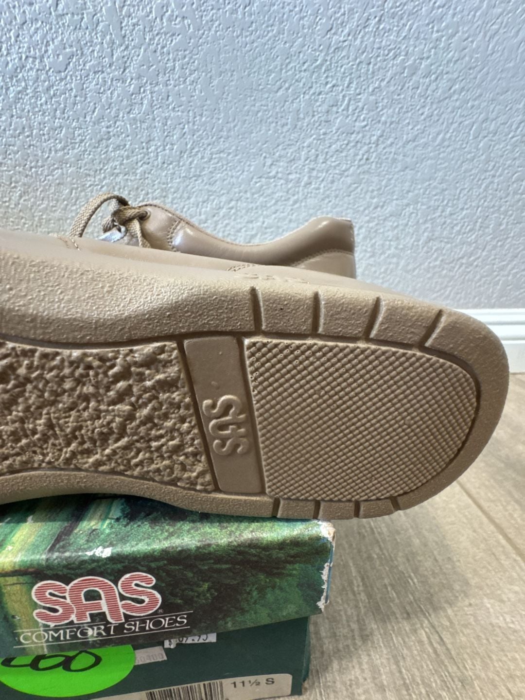 SAS Free Time Walking Shoe Size 11.5 S Mocha Leather 6