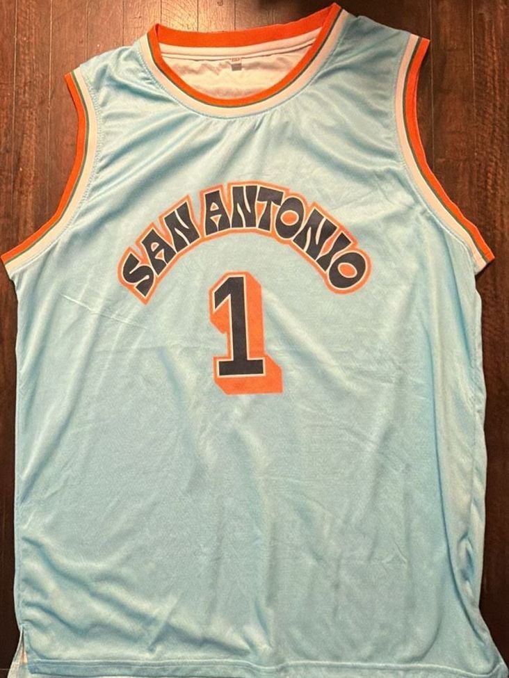 San Antonio Spurs Victor Wembanyama Jersey Size XL Light Blue 3